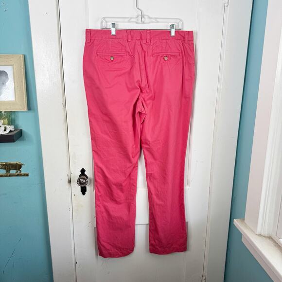 Vineyard Vines Men’s Coral Chino Pants Style 1P1236 Flat Front 36 x 32 Classic - Picture 7 of 13